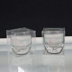 Vintage PENTIK Art Glass Tealight Candle Holders
